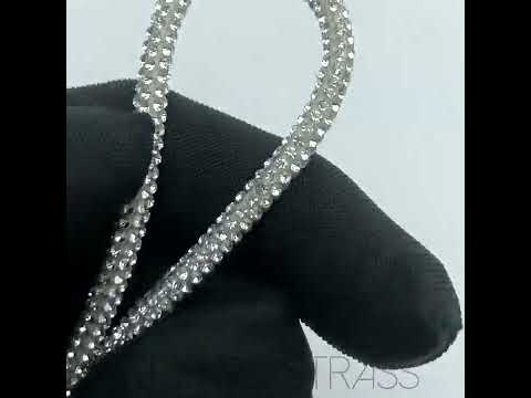 Rhinestone Embellished Rope / Cord : Crystal