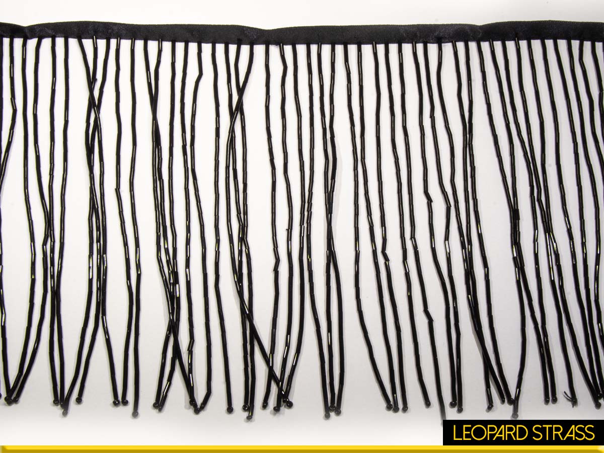 Bead Fringe : Black