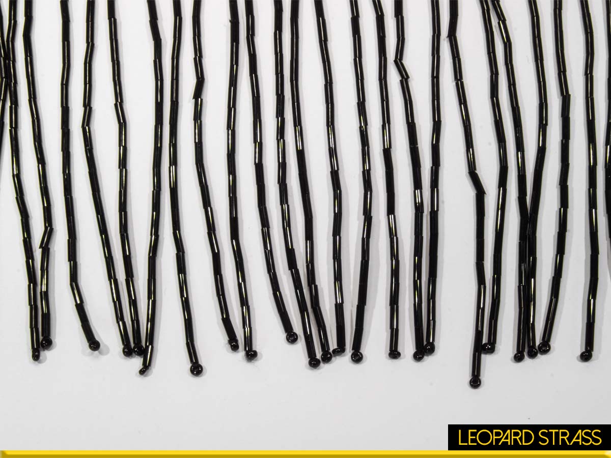 Bead Fringe : Black