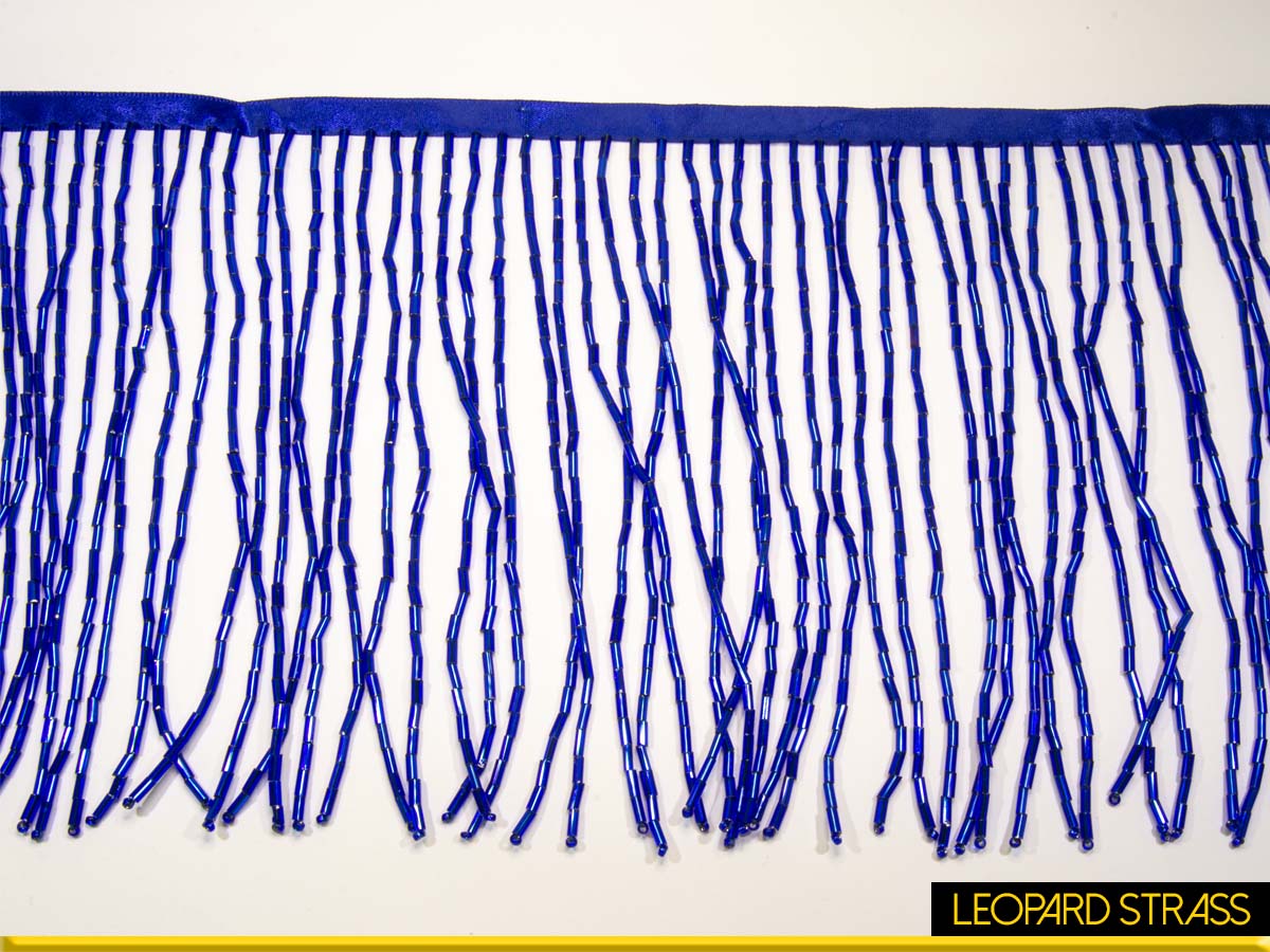 Bead Fringe : Blue