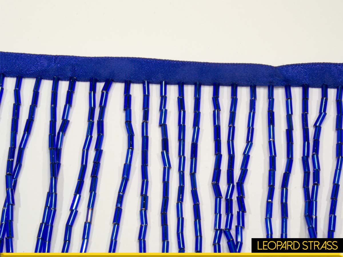 Bead Fringe : Blue