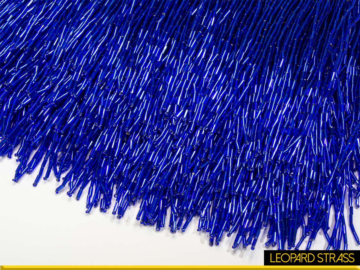 Bead Fringe : Blue