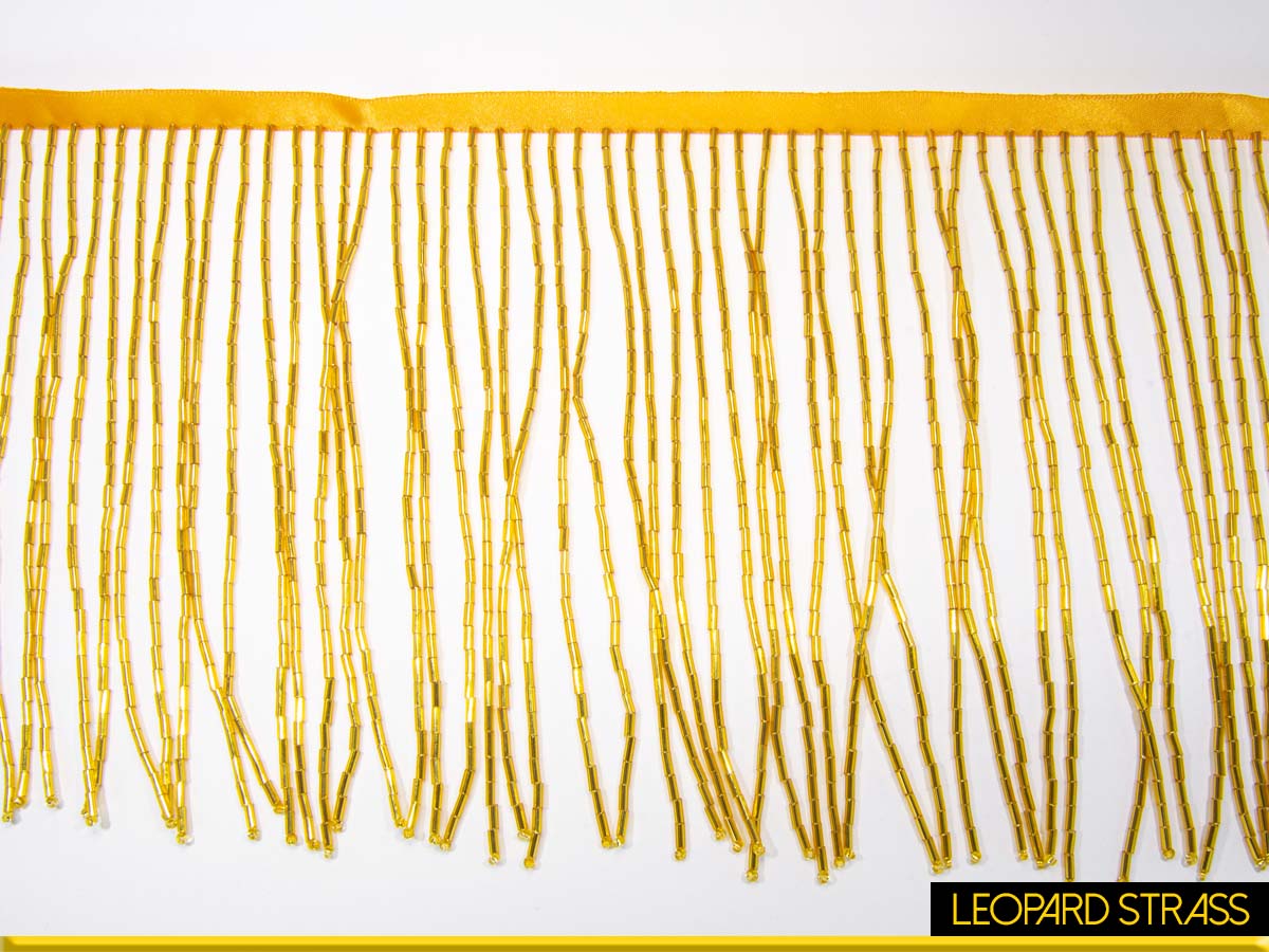 Bead Fringe : Gold