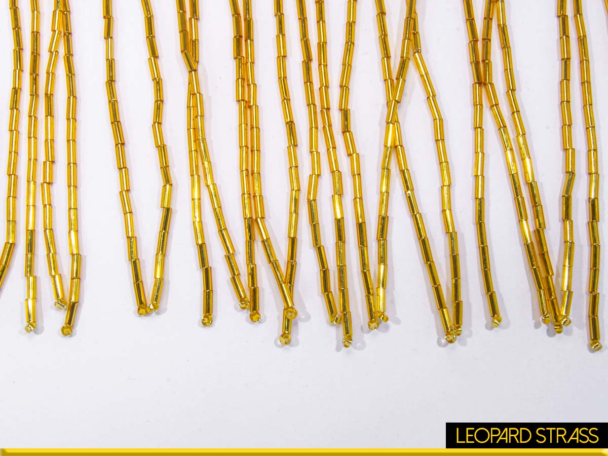 Bead Fringe : Gold