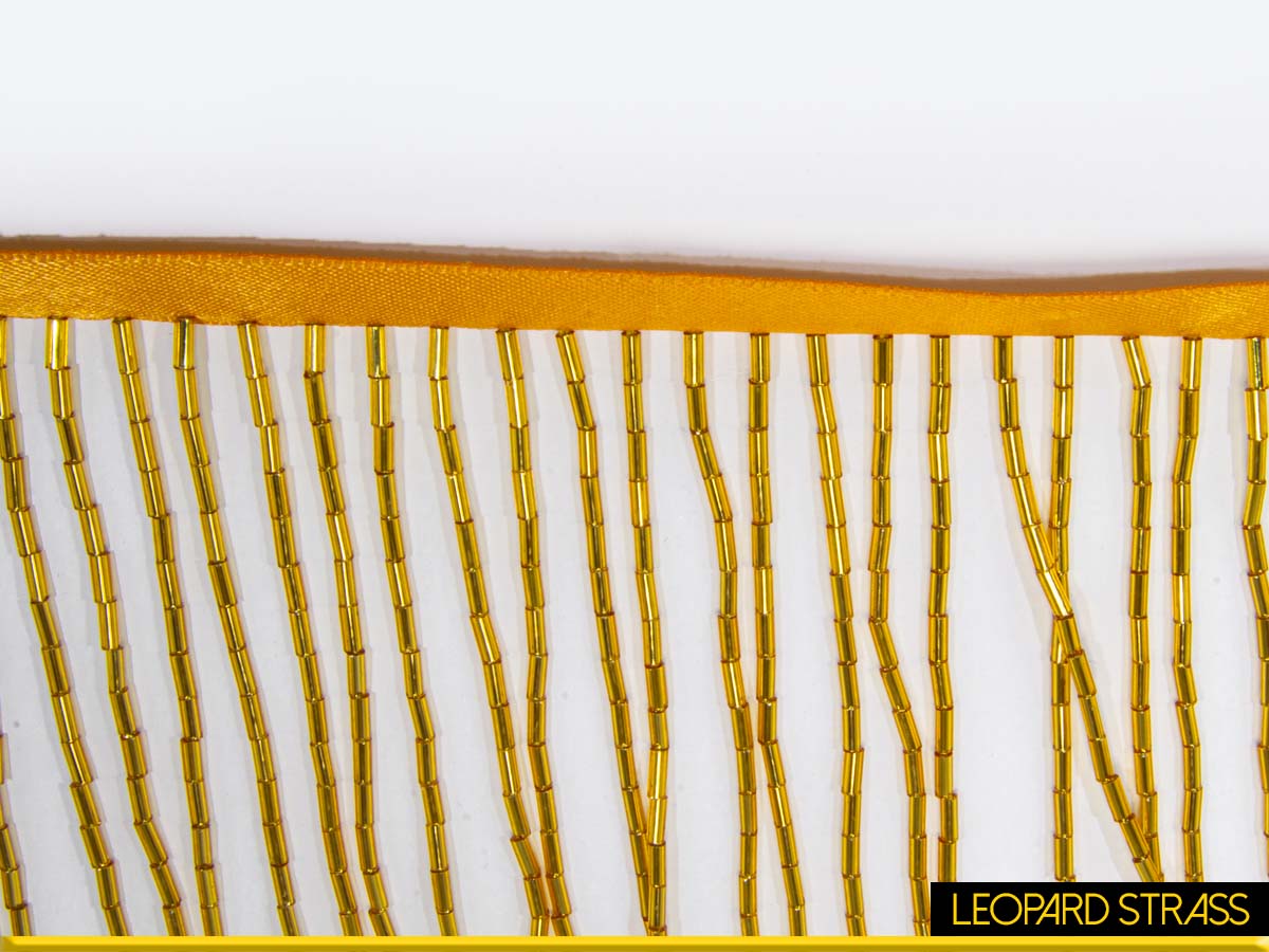 Bead Fringe : Gold