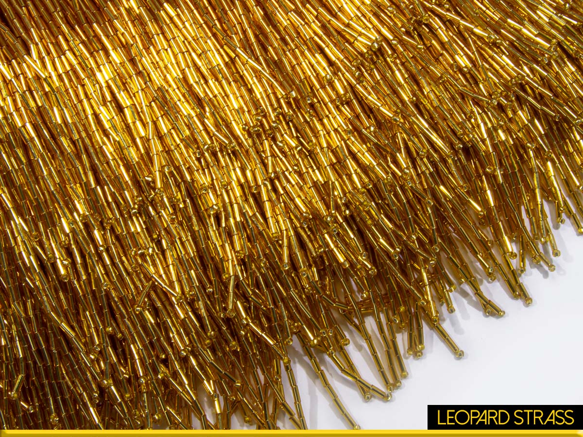 Bead Fringe : Gold