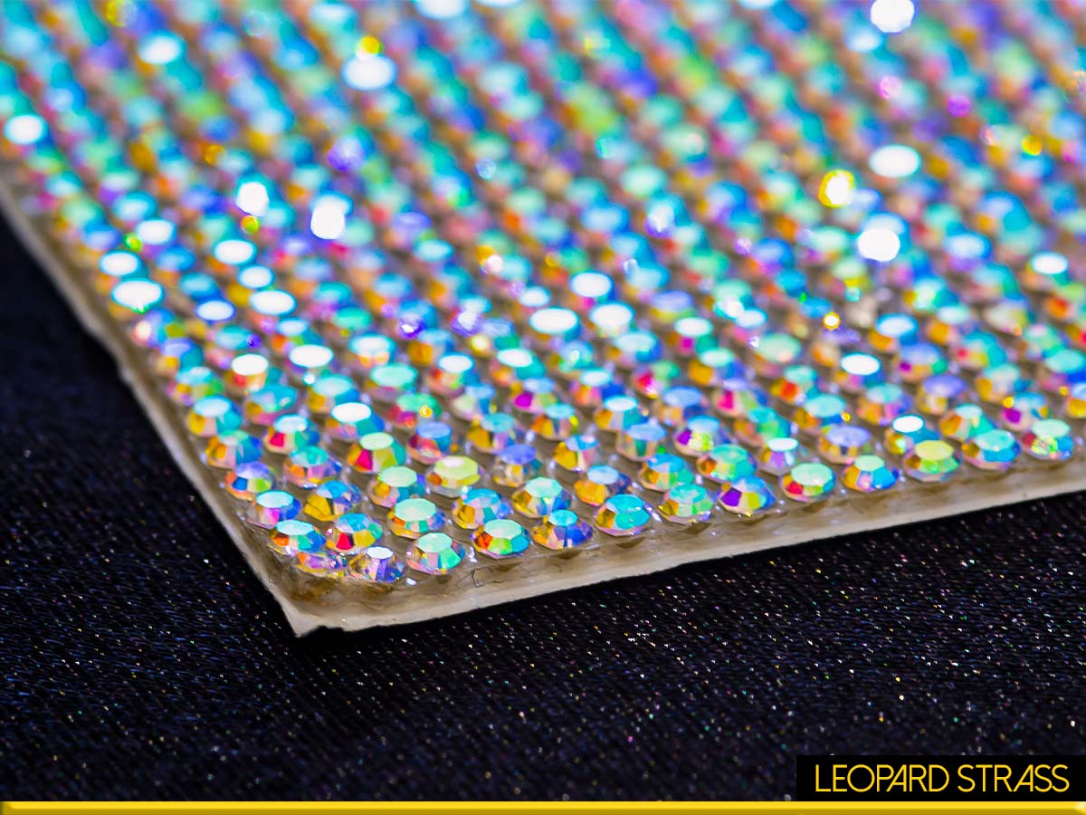 Crystal AB Rhinestone Adhesive Sheet