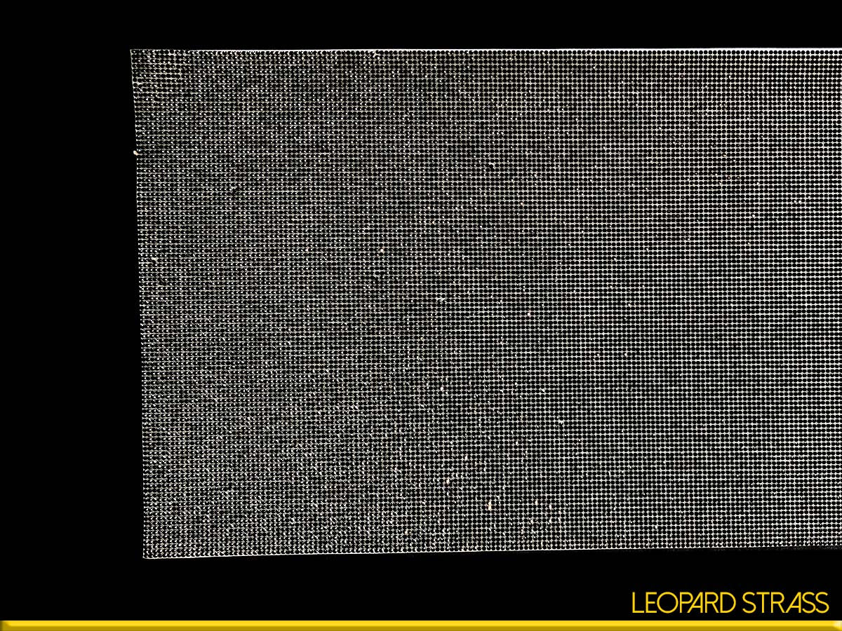 Jet Black Rhinestone Adhesive Sheet