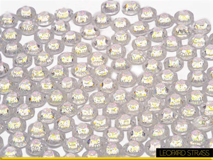 Rainbow Glitter : Transparent Jellystone + Non-Hotfix