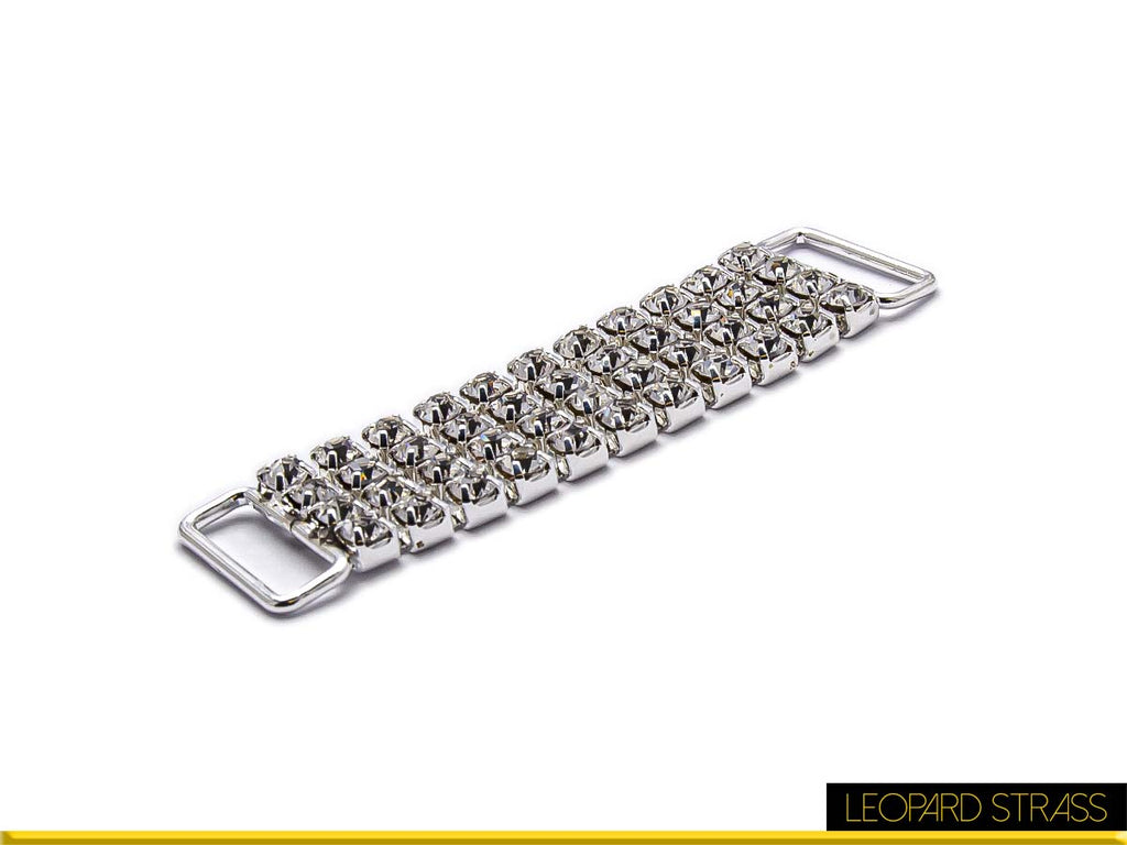 Bikini Connector - BC8 Crystal + Silver