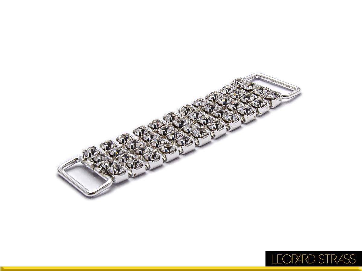 Bikini Connector - BC8 Crystal + Silver