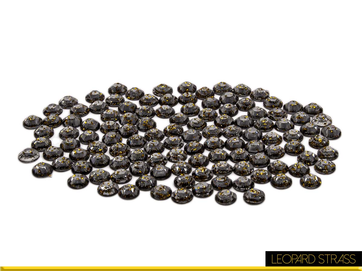 Black Diamond Gold Foil : Transparent Jellystone + Non-Hotfix