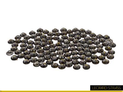 Black Diamond Gold Foil : Transparent Jellystone + Non-Hotfix