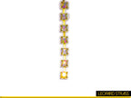 Rhinestone Cup Chain - Crystal AB on Gold Chain
