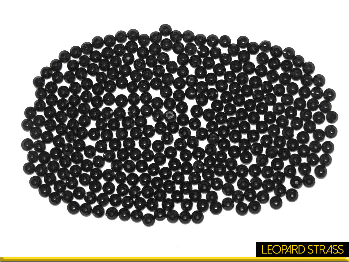 Jet Black : Classico Sew-On Rhinestone