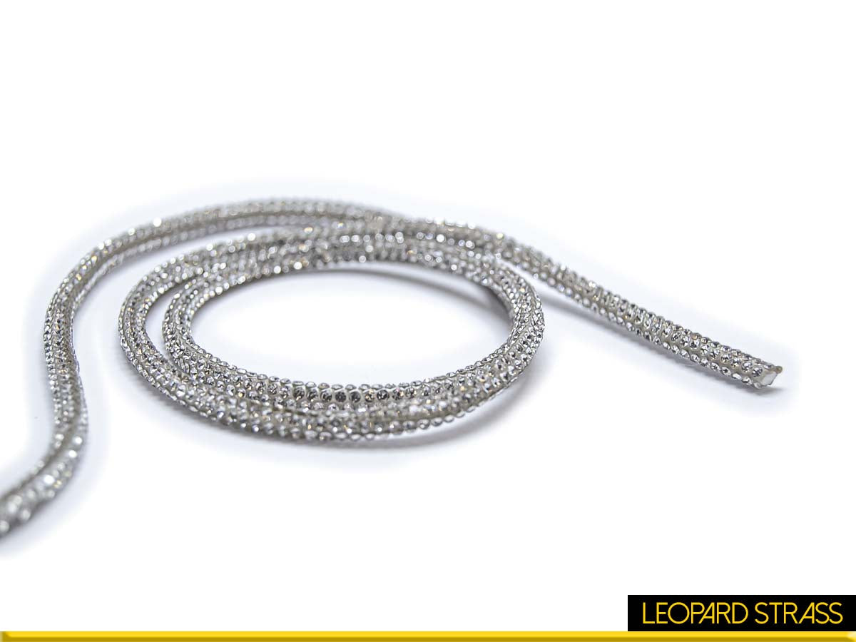 Rhinestone Embellished Rope / Cord : Crystal – LEOPARD STRASS South Africa