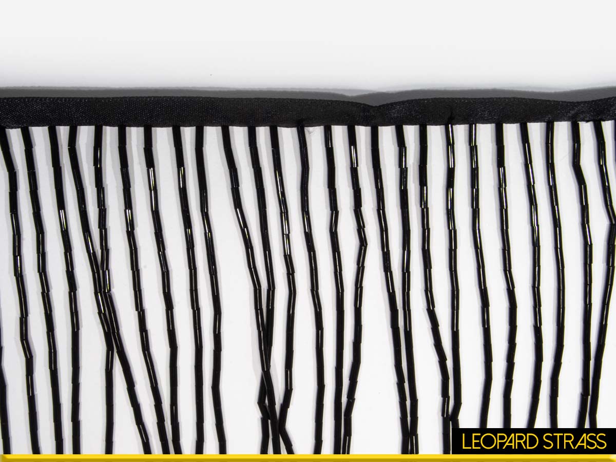 Bead Fringe : Black