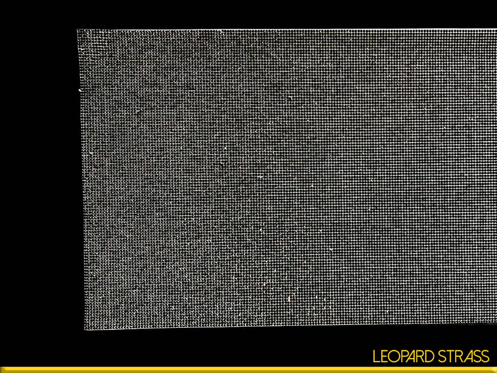 Jet Black Rhinestone Adhesive Sheet