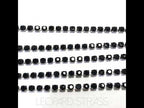 Rhinestone Cup Chain - Jet Black