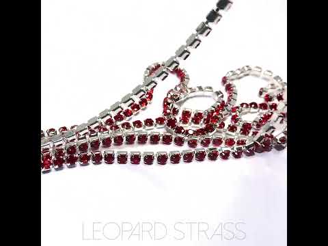 Rhinestone Cup Chain - Siam LT