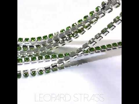 Rhinestone Cup Chain - Peridot