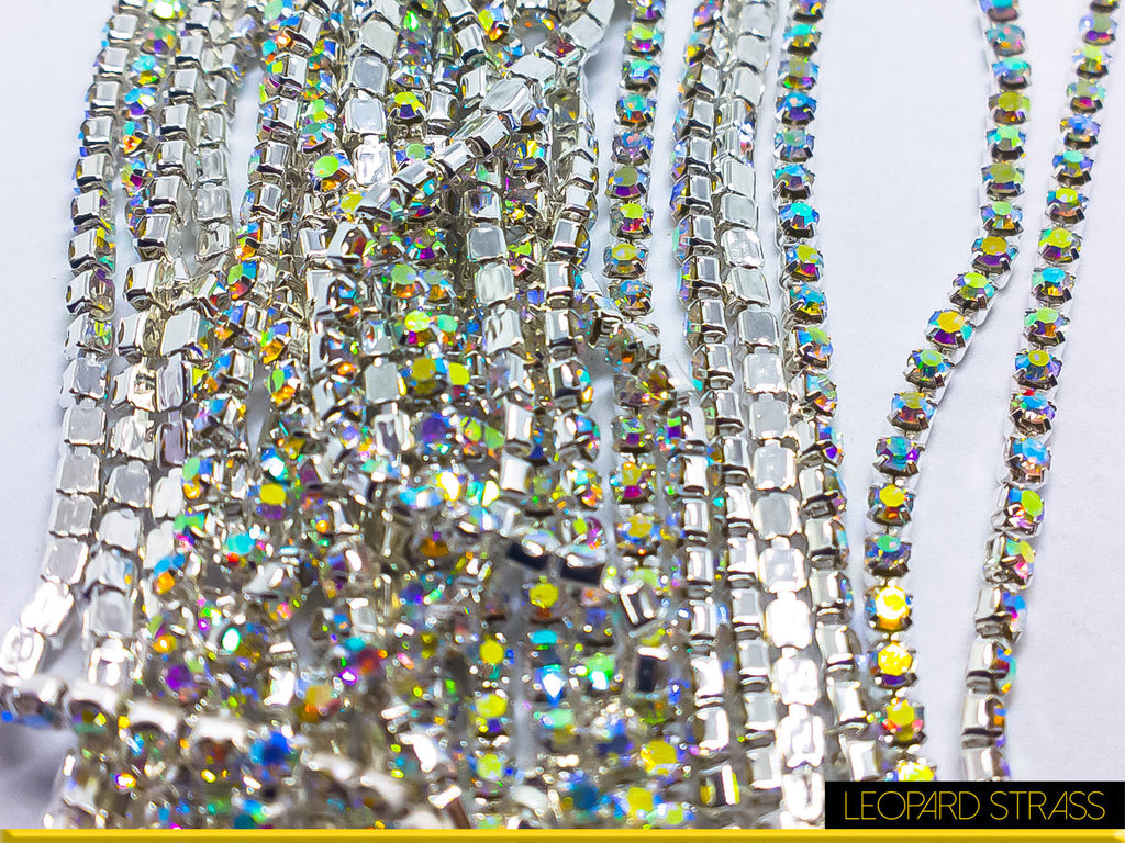 Rhinestone Cup Chain - Crystal AB
